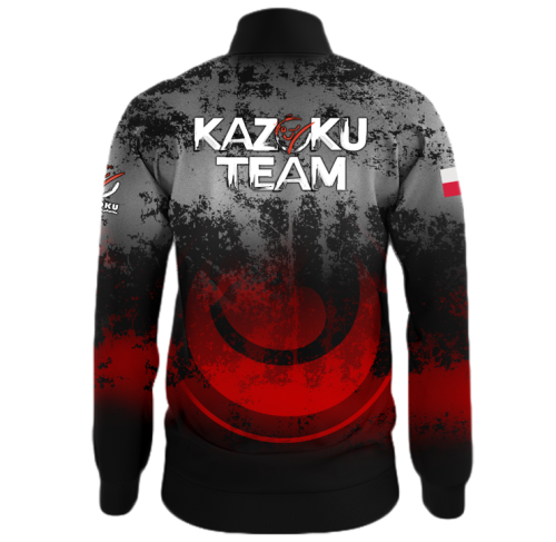 Bluza Rozpinana KAZOKU TEAM bluza tyl.png
