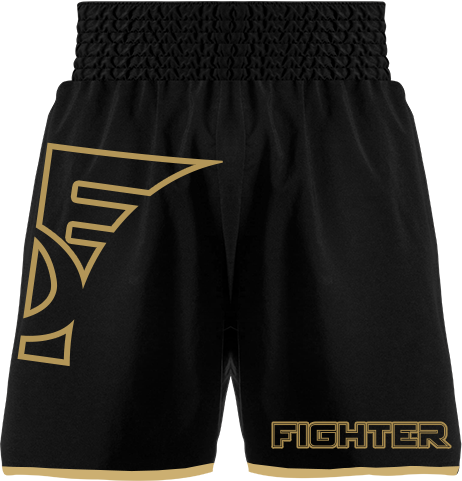 Spodenki bokserskie męskie FDF Czarne czarne meskie tyl.png
