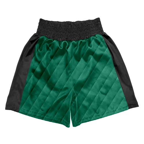 Czarno-zielone spodenki do boksu Cube Czarno-zielone spodenki do boksu Cube.tył.png