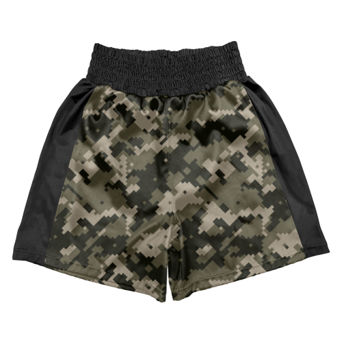 Czarno-zielone spodenki bokserskie męskie Army Czarno-zielone spodenki bokserskie meskie Army. tył.png