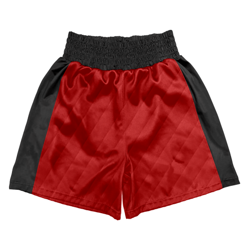 Czarno-czerwone spodenki bokserskie męskie Cube Czarno-czerwone spodenki bokserskie męskie Cube.tył.png