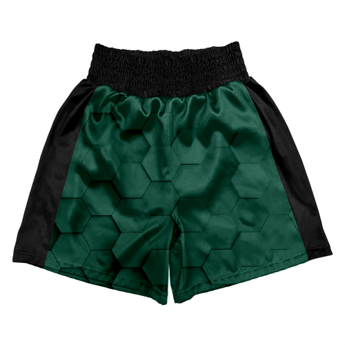 Czarno-zielone szorty bokserskie Gentleman Czarno-zielone szorty bokserskie Gentleman.tył.png