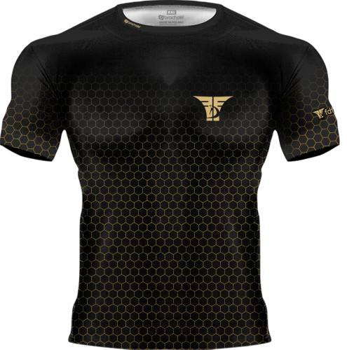 Koszulka na siłownię męska FDF Czarna