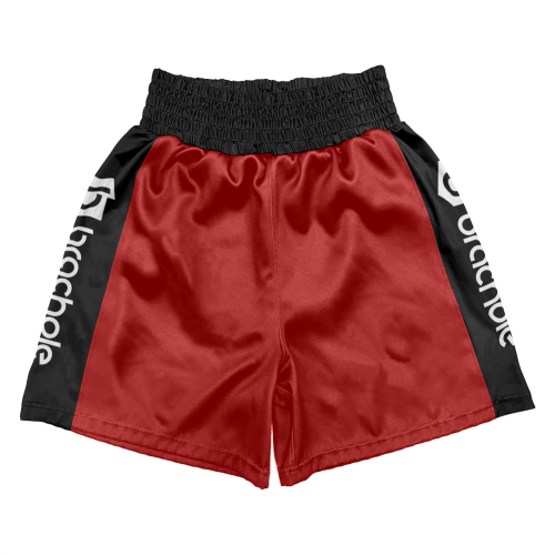 Czarno-czerwone spodenki do boksu Brachole Czarno-czerwone spodenki do boksu Brachole.tył.png