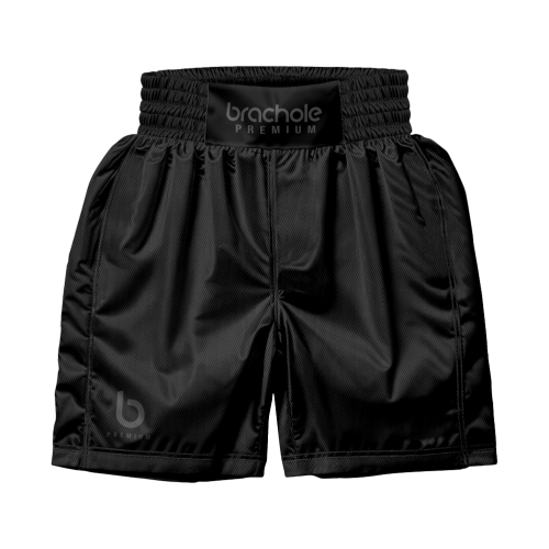 Czarne spodenki bokserskie olimpijskie Basic Black