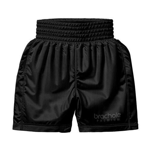 Czarne spodenki bokserskie olimpijskie Basic Black Czarne spodenki bokserskie olimpijskie basic black.tył.png