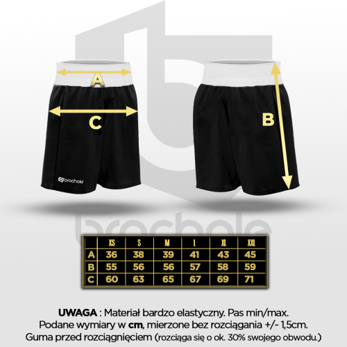 Czarne spodenki bokserskie olimpijskie Basic Black TABELA-ROZMIAROW SPODENKI BOKSERSKIE.webp