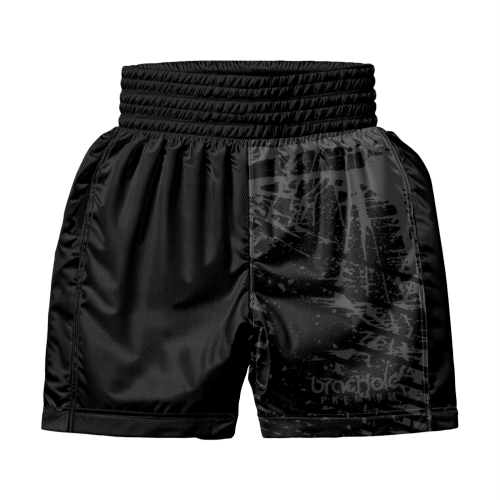 Czarne bokserskie spodenki dla zawodowców Target Czarne bokserskie spodenki dla zawodowców Target.tył.png