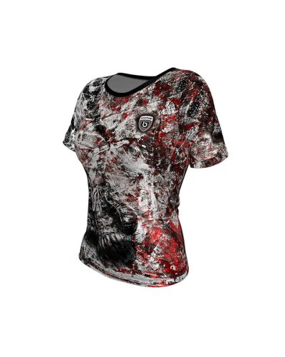 Damska koszulka treningowa z rękawicami bokserskimi