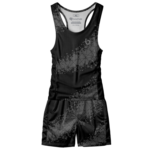 Czarny strój sportowy męski Cut