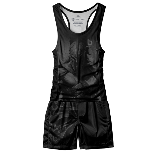 Czarny komplet męski Rome