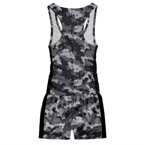 Czarny strój sportowy męski Warfare Czarny strój sportowy męski Warfare.tył.png