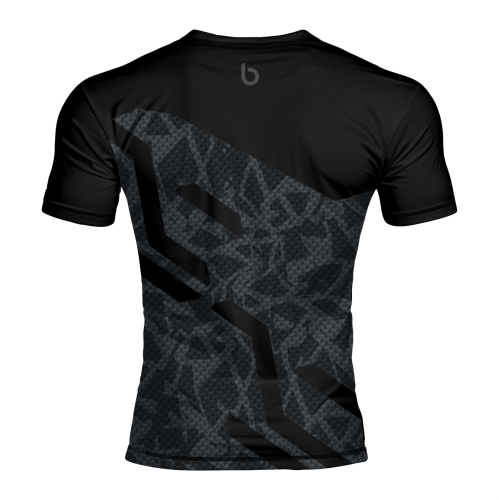 Czarna koszulka treningowa Base Navy z Wzorem Czarna Koszulka Treningowa Base Navy.tył.png