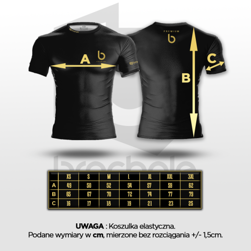 Czarna Antybakteryjna Koszulka Fitness Cyber  Koszulka_rozmiar Brachole.png