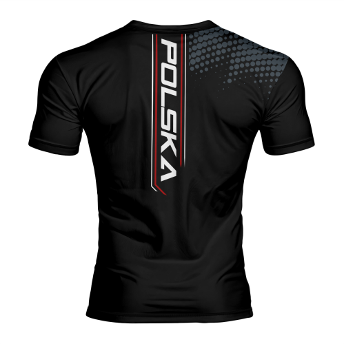 Czarno-czerwony t-shirt sportowy Glory Red Czarno-czerwony T-shirt SportowyGlory red.tył.png