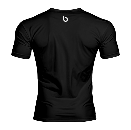 Czarna koszulka treningowa męska Vert Grey Czarna koszulka treningowa męska Vert Grey.tył.png