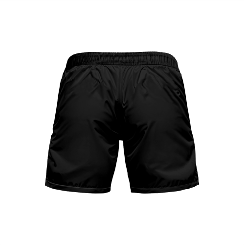 Czarne krótkie spodenki na siłownię męskie Glom Navy Czarne krótkie spodenki na siłownię męskie Glom Navy.tył.png