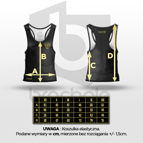 Czerwony  komplet męski sportowy tank brachole.png