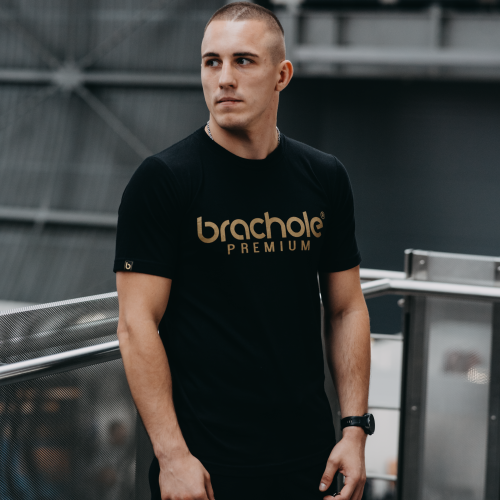Koszulka Bawełniana PREMIUM Czarna koszulka Brachole Premium .png