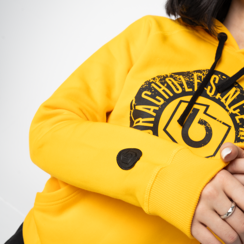 Bluza Damska Kangurka ŻÓŁTA Dobrej jakości bluza kangurka damska żółta.png