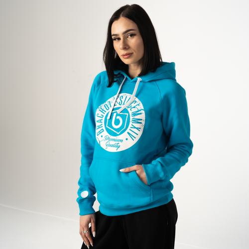 Bluza Damska Kangurka BŁĘKIT