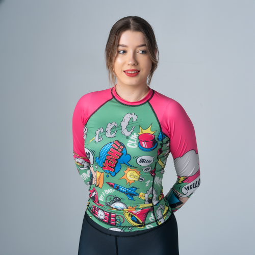 Profesjonalny Rashguard Damski Funny 50 S