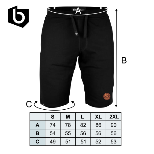 Spodenki Bawełniane MELANŻ Rozmiarówka spodenek bawełnianych.png