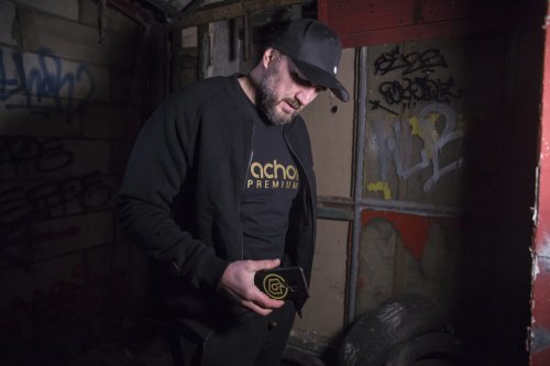 Bluza Baseball TARCZA Baseballówka męska czarna