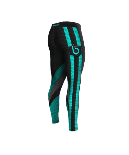  Legginsy męskie na rower Turkus
