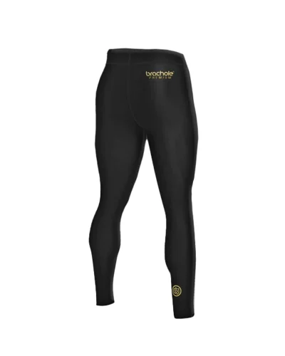 Czarne legginsy sportowe męskie