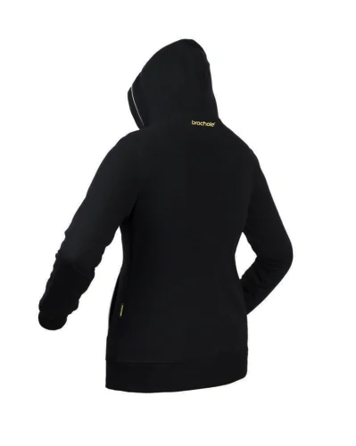 Bluza Damska Kangurka PREMIUM Dodatki Białe czarne_tyl 2.png