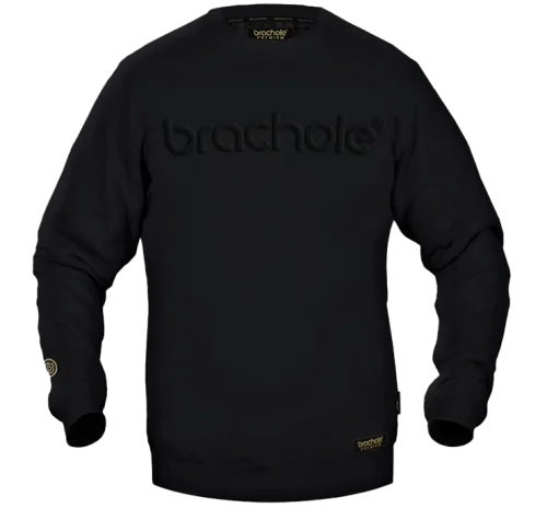  Czarna Bluza Męska  Brachole