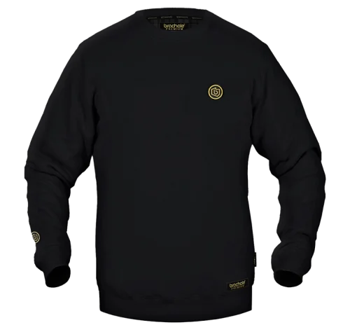 Czarna Bluza Klasyczna Z Kieszeniami Premium