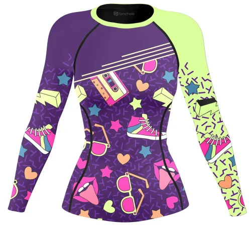 Rashguard damski fitness Teenager Thing