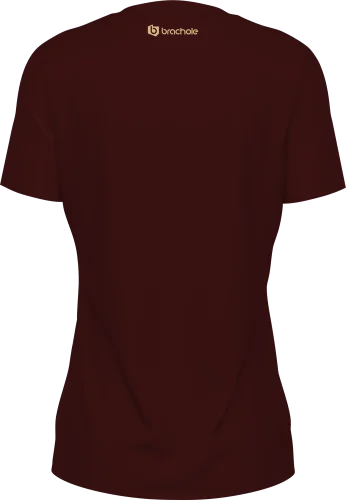 Koszulka Damska DANGEROUS Bordo dangerous gold b.png