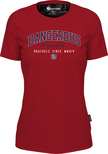 Koszulka Damska DANGEROUS dangerous red.png