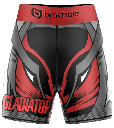 Czerwone męskie  spodenki kompresyjne Gladiator