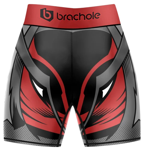 Czerwone męskie  spodenki kompresyjne Gladiator