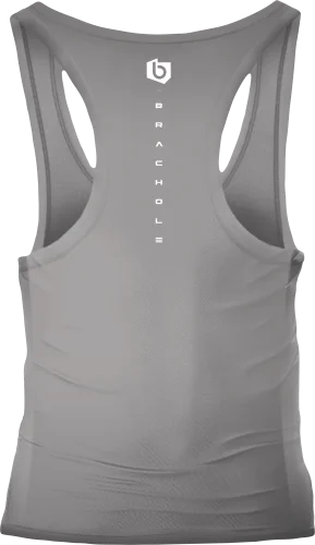 Szary tank top damski na siłownię