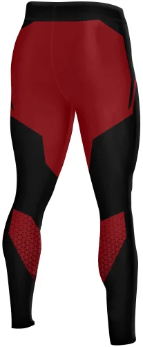 Legginsy męskie na siłownię Armor Czerwone