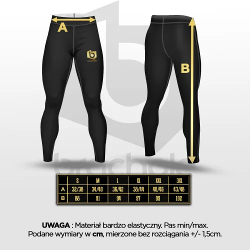 Legginsy męskie do biegania Armor Zielone