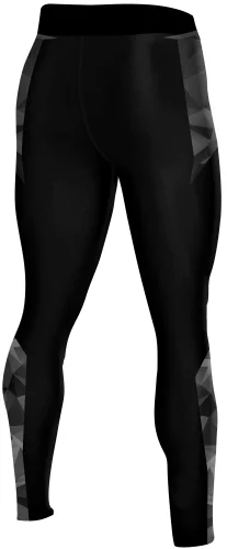 Legginsy męskie do biegania Diamond Szare