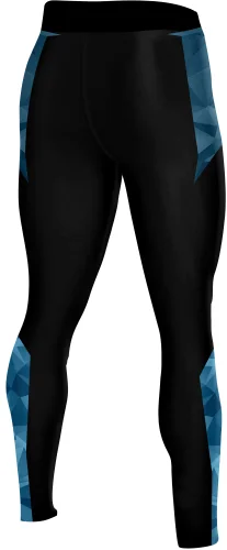 Legginsy termoaktywne męskie Diamond Niebieskie