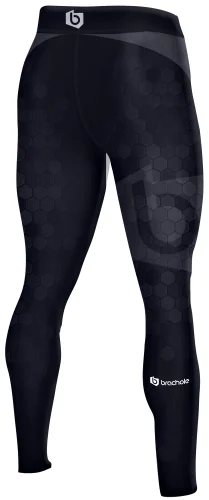 Legginsy męskie do fitnessu plaster miodu granatowe