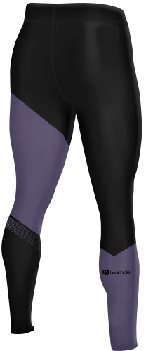 Legginsy treningowe męskie Plate Fioletowe