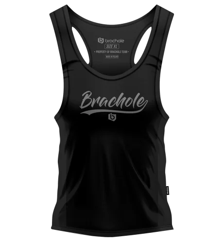 Czarny Tank top damski Brachole
