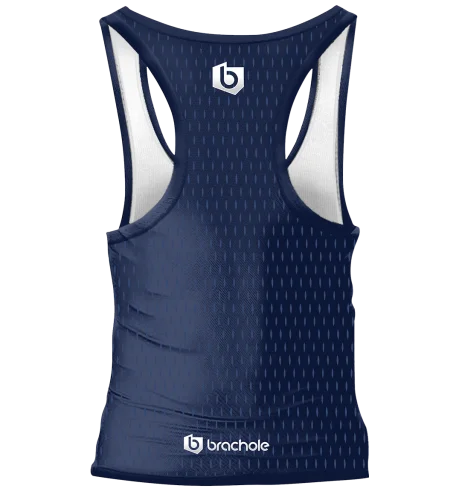 Granatowy tank top męski do ćwiczeń Pain