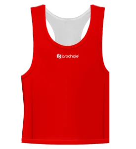Tank Top Ringowy LOGO MAŁE Czerwony