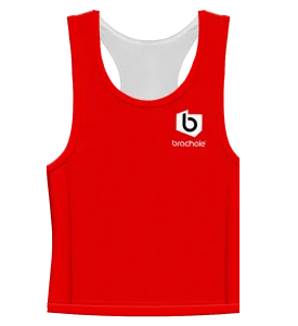 Tank Top Ringowy Czerwony
