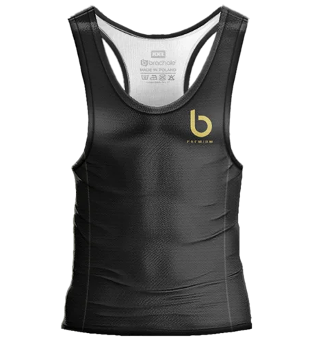 Czarna Koszulka Tank Top męska Premium